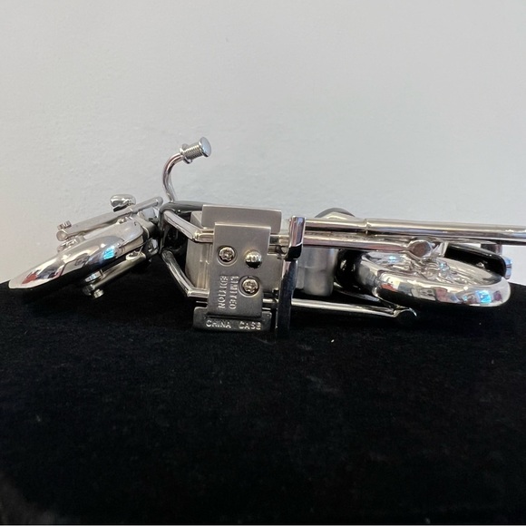 Fossil Limited Edition Motorcycle Timepiece Desk Clock Watch w/ Original Box - Picture 10 of 16